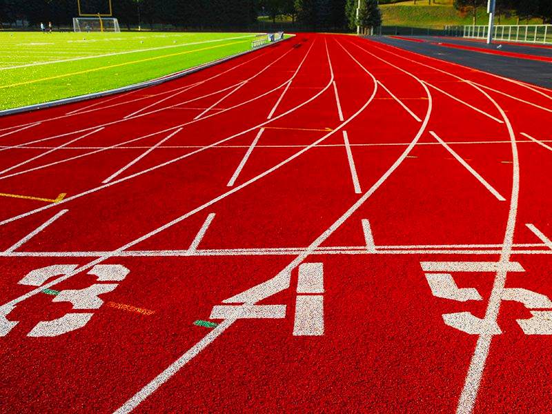 Atletizm Pistleri Sandviç Sistem Atletizm Pisti