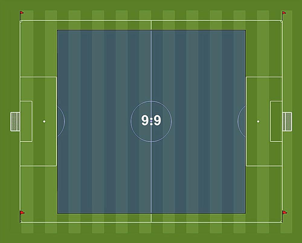 FIFA fifa 9v9 pitch area